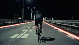 Neon-highway cyclist RAW