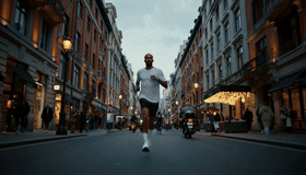 Timed sneaker ad cuts PE