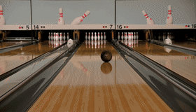 Bowling physics impact PE