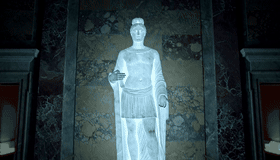 Museum pedestal reveal PE